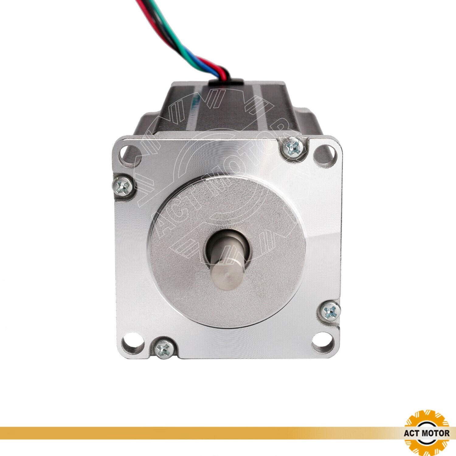 DE-SHIP FREE 1PC 23HS2442B Nema23 silnik krokowy 112 mm 425oz-in 4,2 A okrągły podwójny trzpień Φ8 mm Bipolar 1.8° CNC OEM ACT MOTOR GmbH