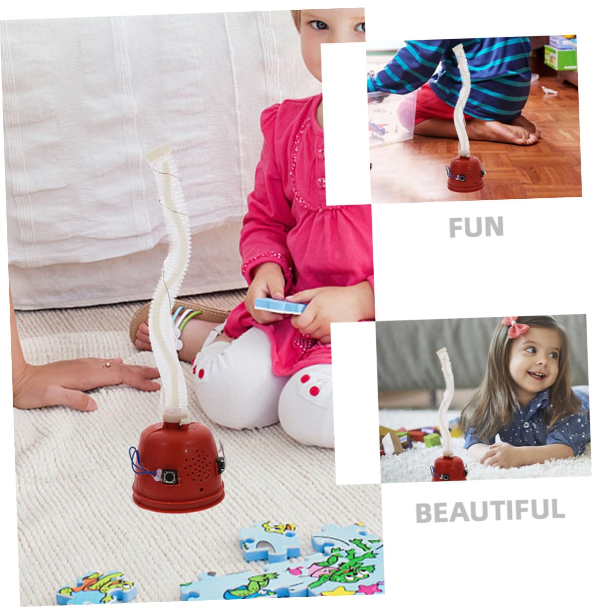 VANZACK 3 Pièces Accessoire Électronique Partie De Danse Enfant Cactus Parlant Dansant Bébé Cactus Matériel De Bricolage Mouvement Compact Plastique