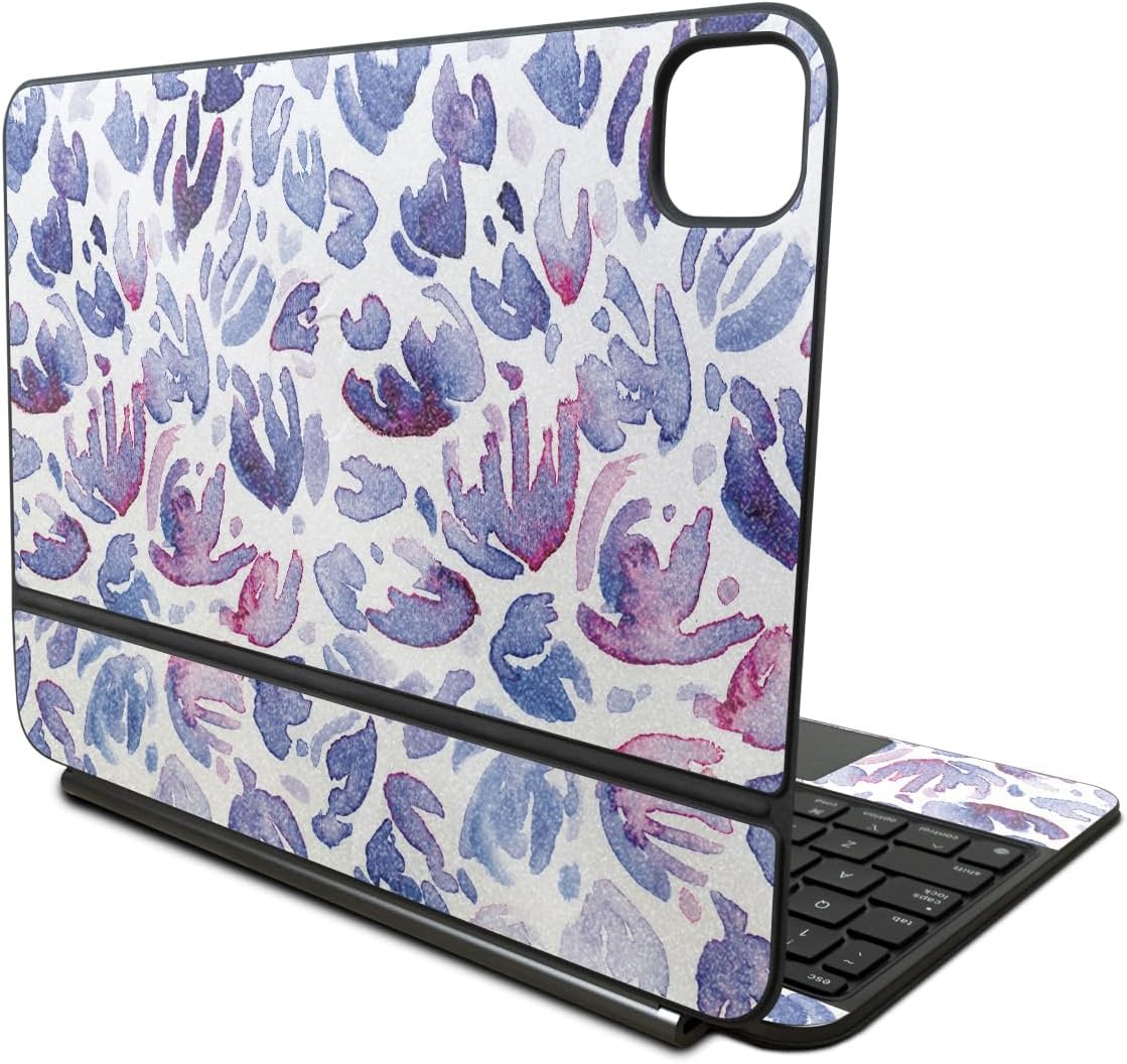 Carbon Fiber Skin Compatible with Apple Magic Keyboard for iPad Pro 11‑inch (M4) 2024 - Ink Hearts - Premium 3M Vinyl Protective Wrap Decal Cover - Easy to Apply | Crafted in The USA by MightySkins