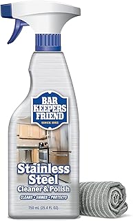 Bar Keepers Friend Stainless Steel Cleaner and Polish Cleaning Kit - Includes Bar Keeper's Friend Stainless Steel Cleaner ...