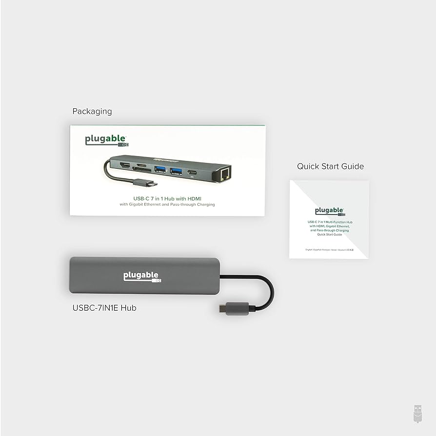 plugable　7-in-1　usb-c　ドッキングステーション　4K Plugable USB-C 7-in-1 Hub ~ Plugable Technologies