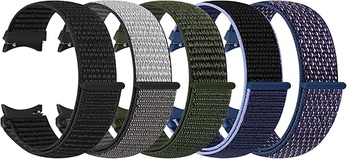 Relting Bandas sin espacio compatibles con Galaxy Watch 5 BandWatch 5 Pro BandGalaxy Watch 4, correa deportiva para Samsung Watch 5 y 4 bandasGalaxy