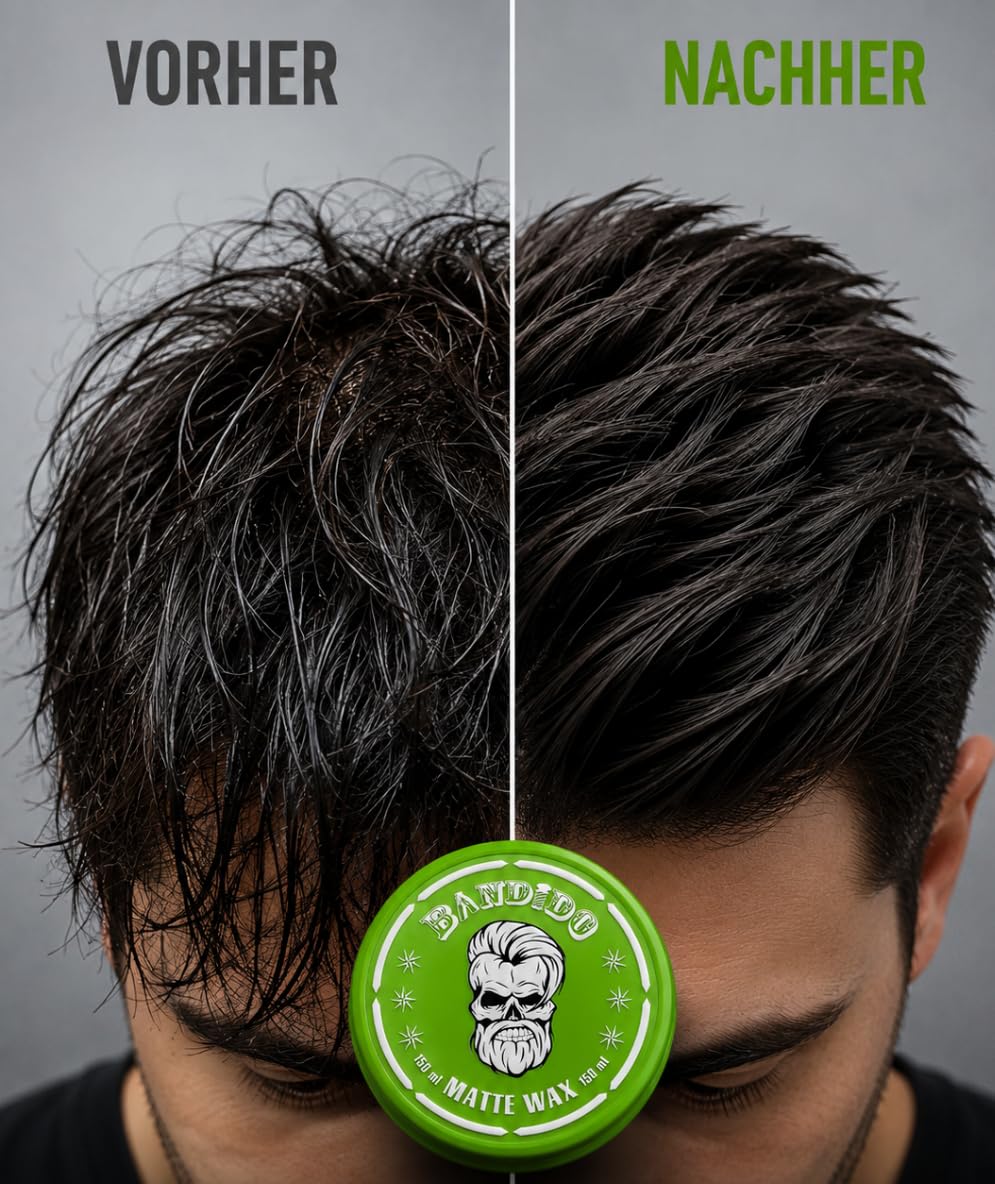 Bandido Matte Hair Wax, 150 ml (1 opakowanie)