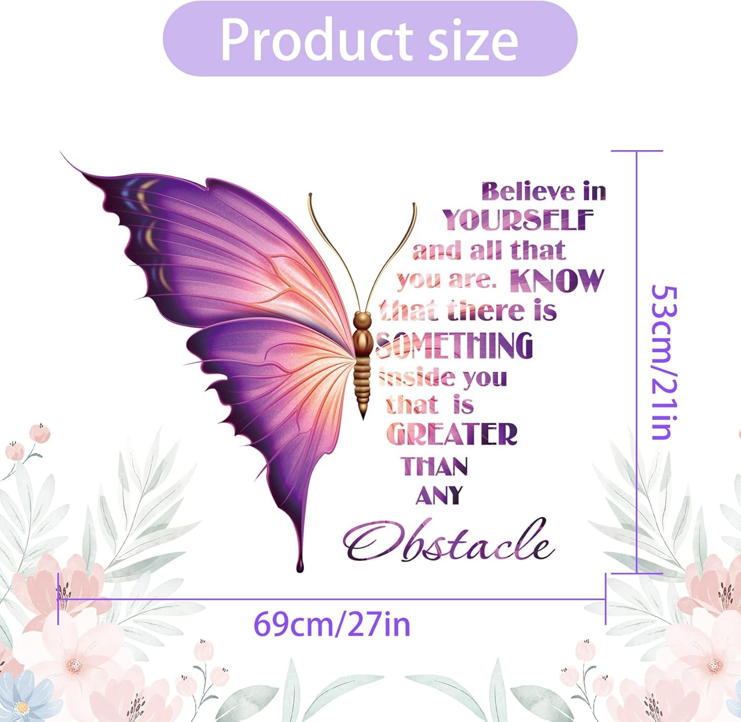 STNRST-IN Large Butterfly Wall Stickers - Image 2