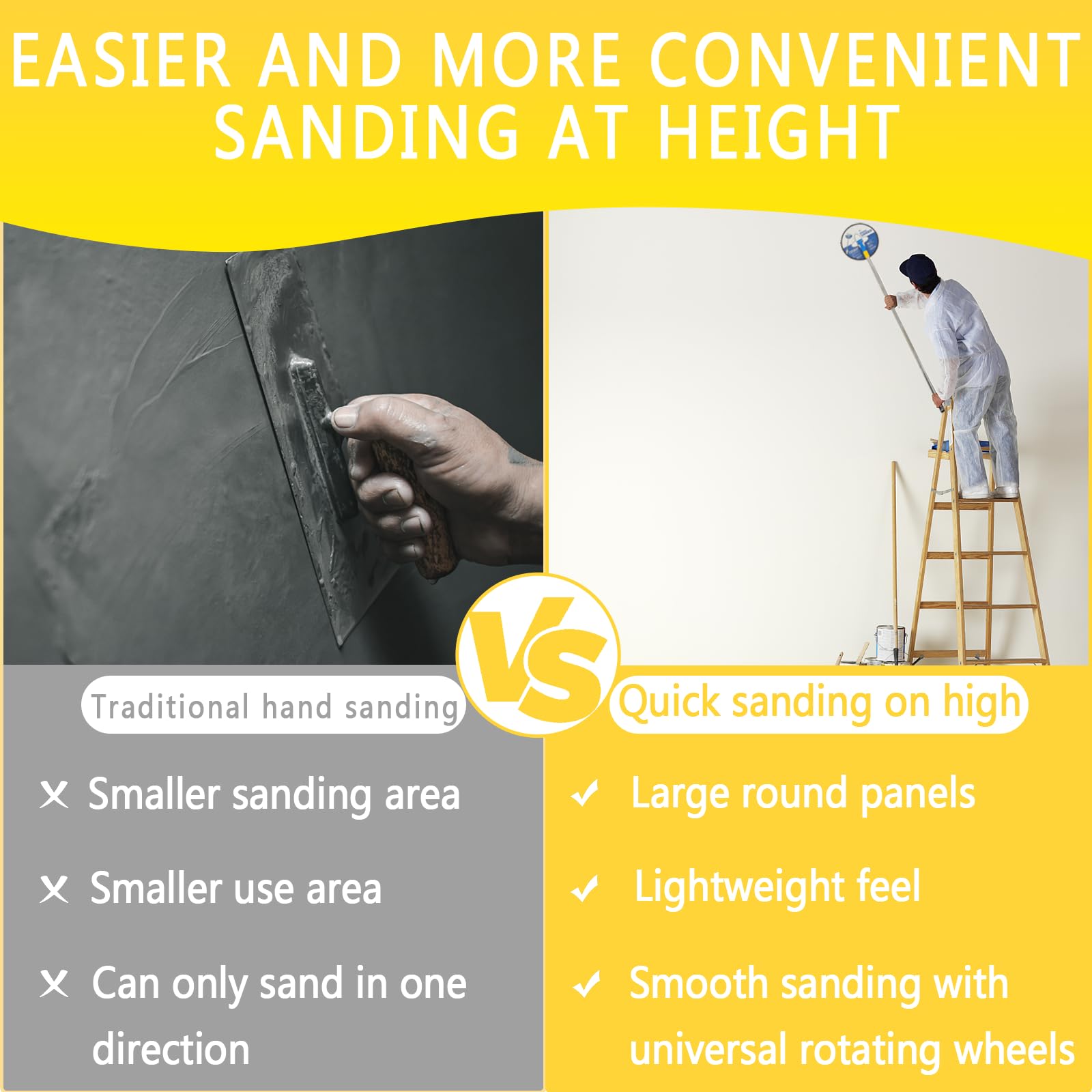 9 Inch Sander Snapklik.com : Pole Sander For Drywall, 9 Inch Radial Sander