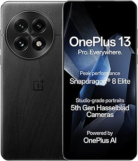 13 | Smarter with OnePlus AI | Lifetime Display Warranty |16GB RAM 512GB Storage Black Eclipse | Official Smartphone for BGMS 2025