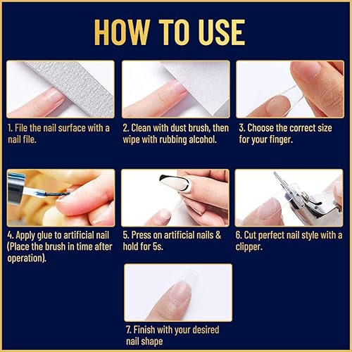 Miniatura 6 de Valitic Pegamento y fortalecedor de uñas, gel de secado rápido para uñas de larga duración, adhesivo para uñas postizas, fortalecedor para puntas de