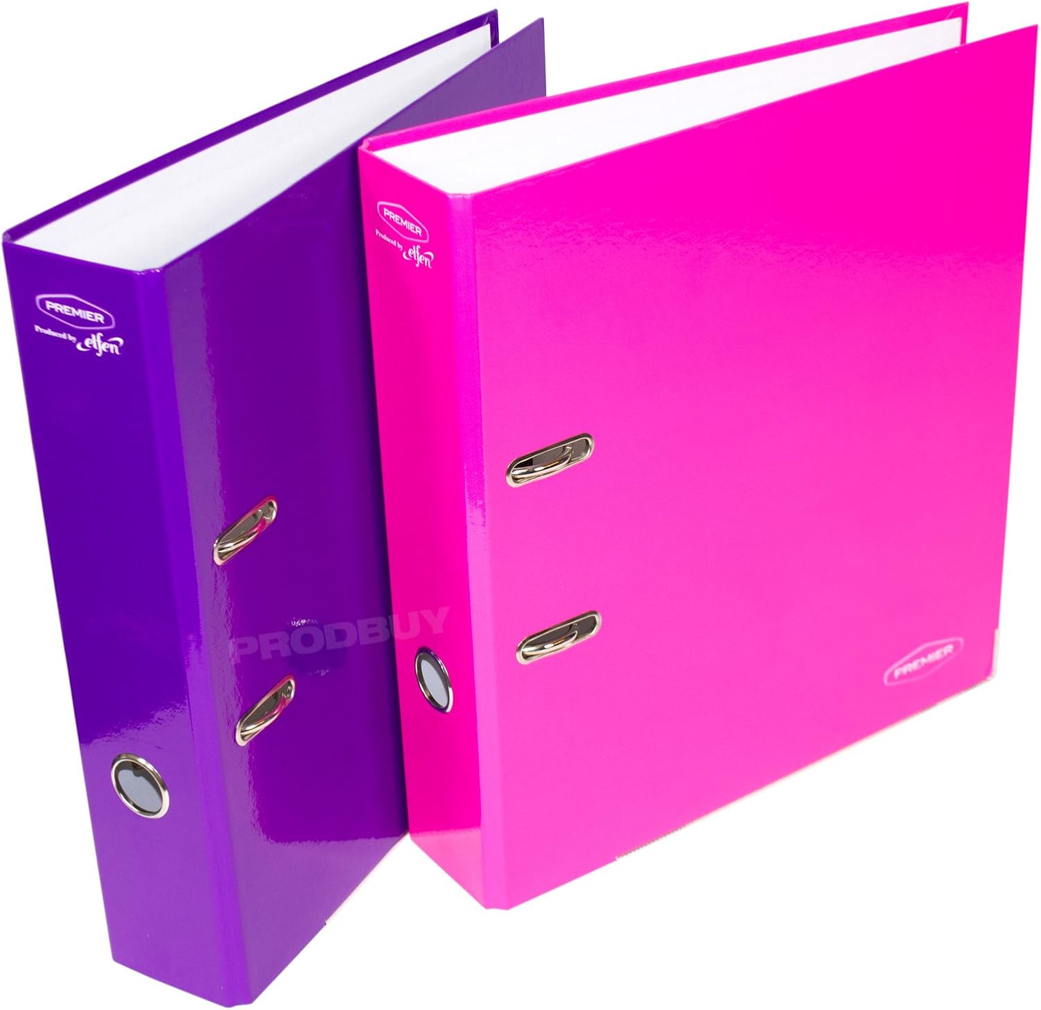 [Pack of 2] Colour Foolscap Lever Arch Files Large Office A4 Paper