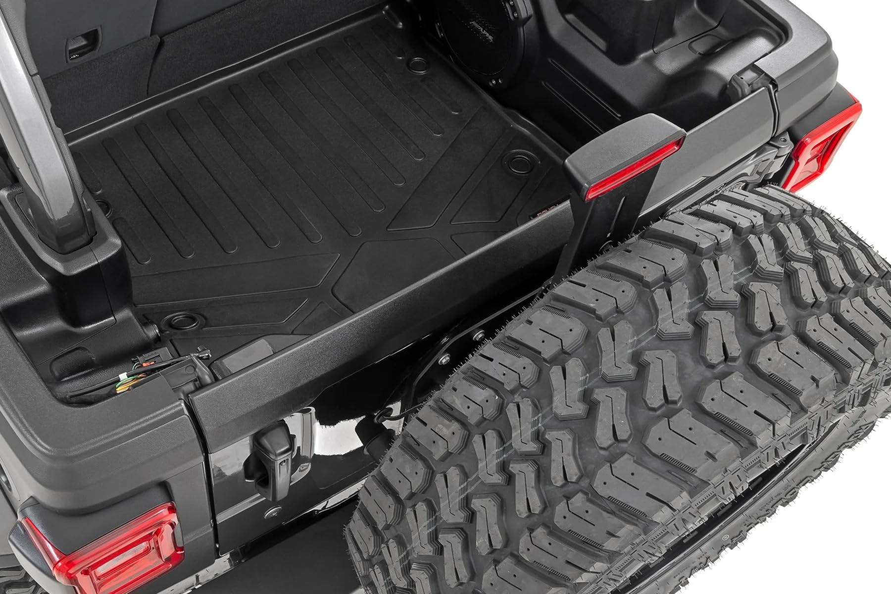Rough Country Trail Cladding Tailgate Protector for Jeep Wrangler JL/Unlimited (2018-2025) - Durable Tailgate Protection, Scratch & Impact Resistant, Easy Install