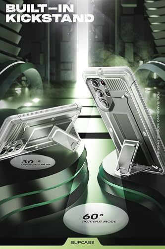 Miniatura 3 de SUPCASE Funda para Samsung Galaxy S23 Ultra con soporte, Unicorn Beetle Pro 2 marcos frontales Protector de pantalla integrado y clip para cinturón