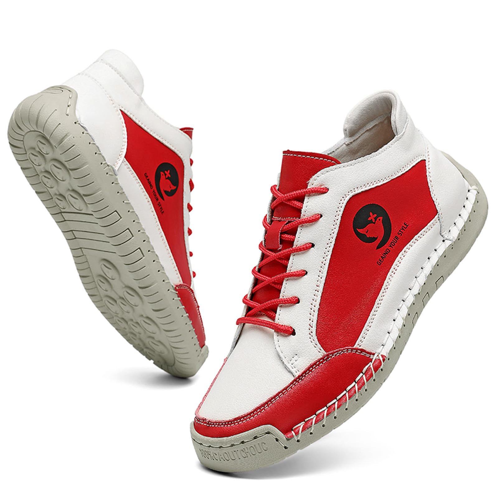 Chaussures orthopédiques en cuir pour femme - Baskets confortables faites à la main
