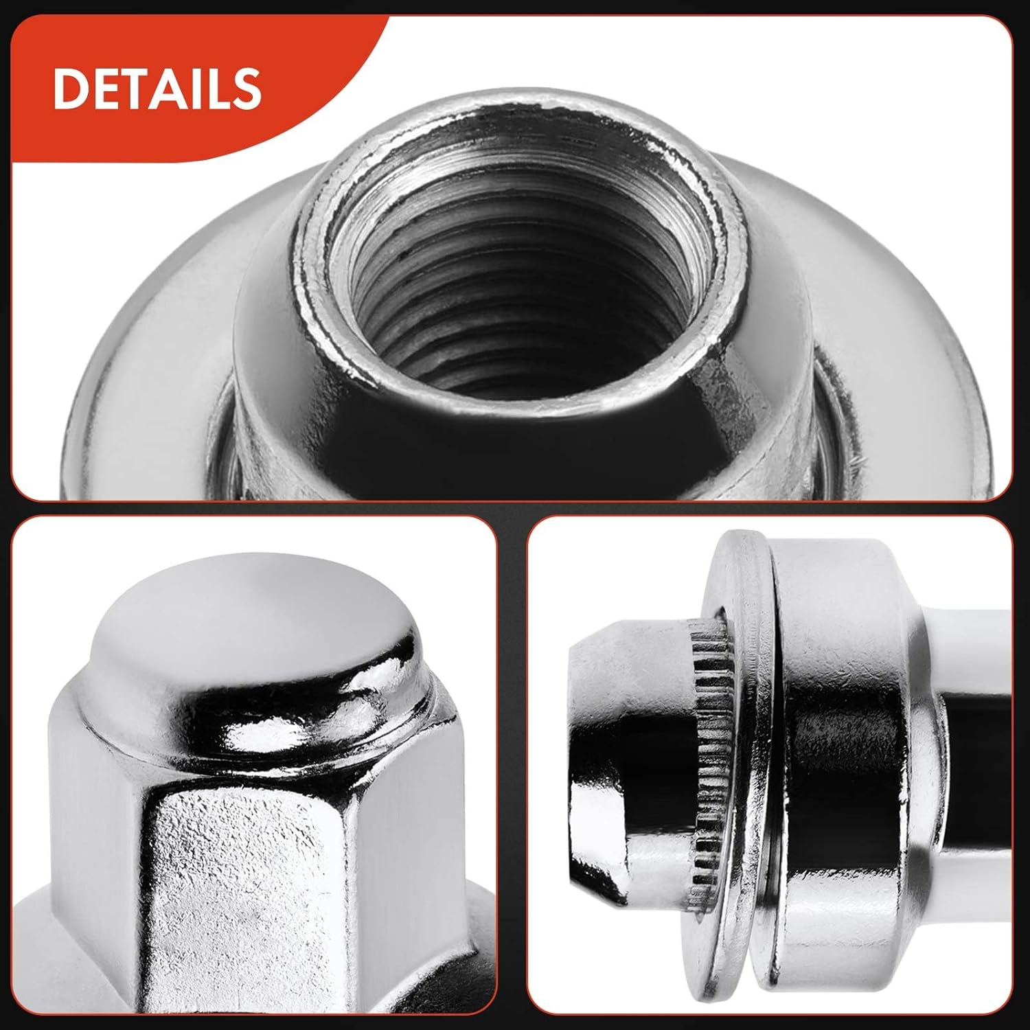 A-Premium M14-1.50 Wheel Lug Nuts Compatible with Lexus LS460 2007-2017 LC500 LC500h 2018-2020 LS600h 2008-2016 Front and Rear 20-PC Set