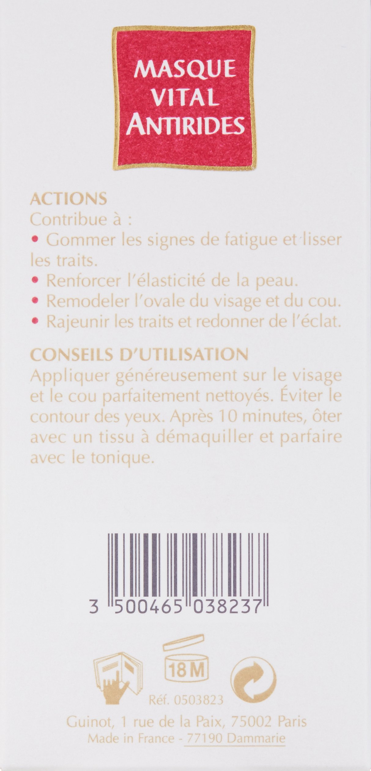 Guinot Vital Anti-Wrinkle Mask, 1.6 oz