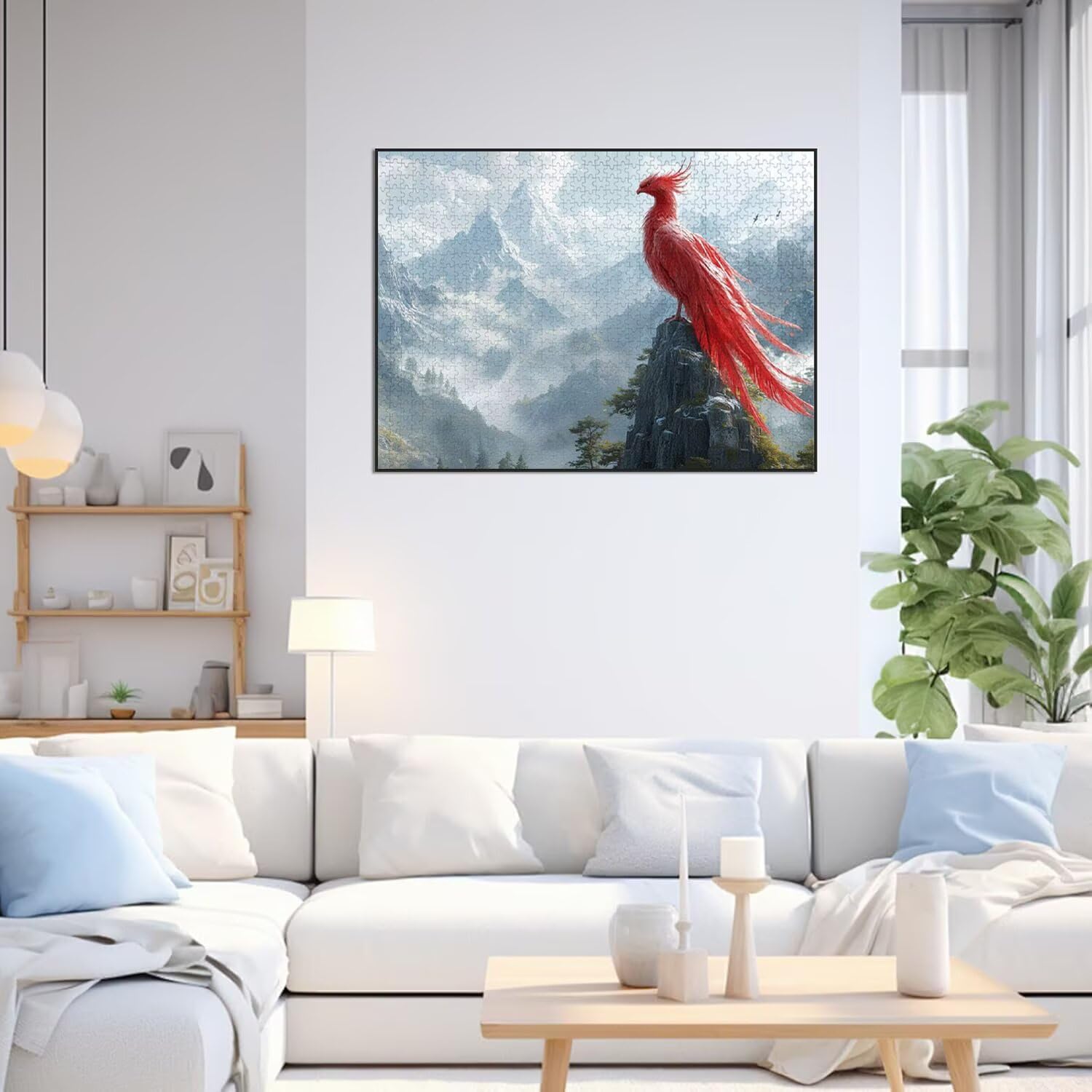Puzzle 5000 Teile für Erwachsene, 3D Puzzle Vogel Holzpuzzles, n-599 | Puzzlematte Landschaft, Heimunterhaltung, Entspannung Meditationspuzzle, Impossible Klassische Jigsaw Puzzles, Home Decor