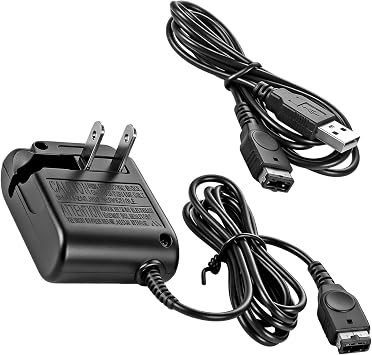 Charger for Gameboy Advance SP AC Wall Adapter USB Charging Cable
