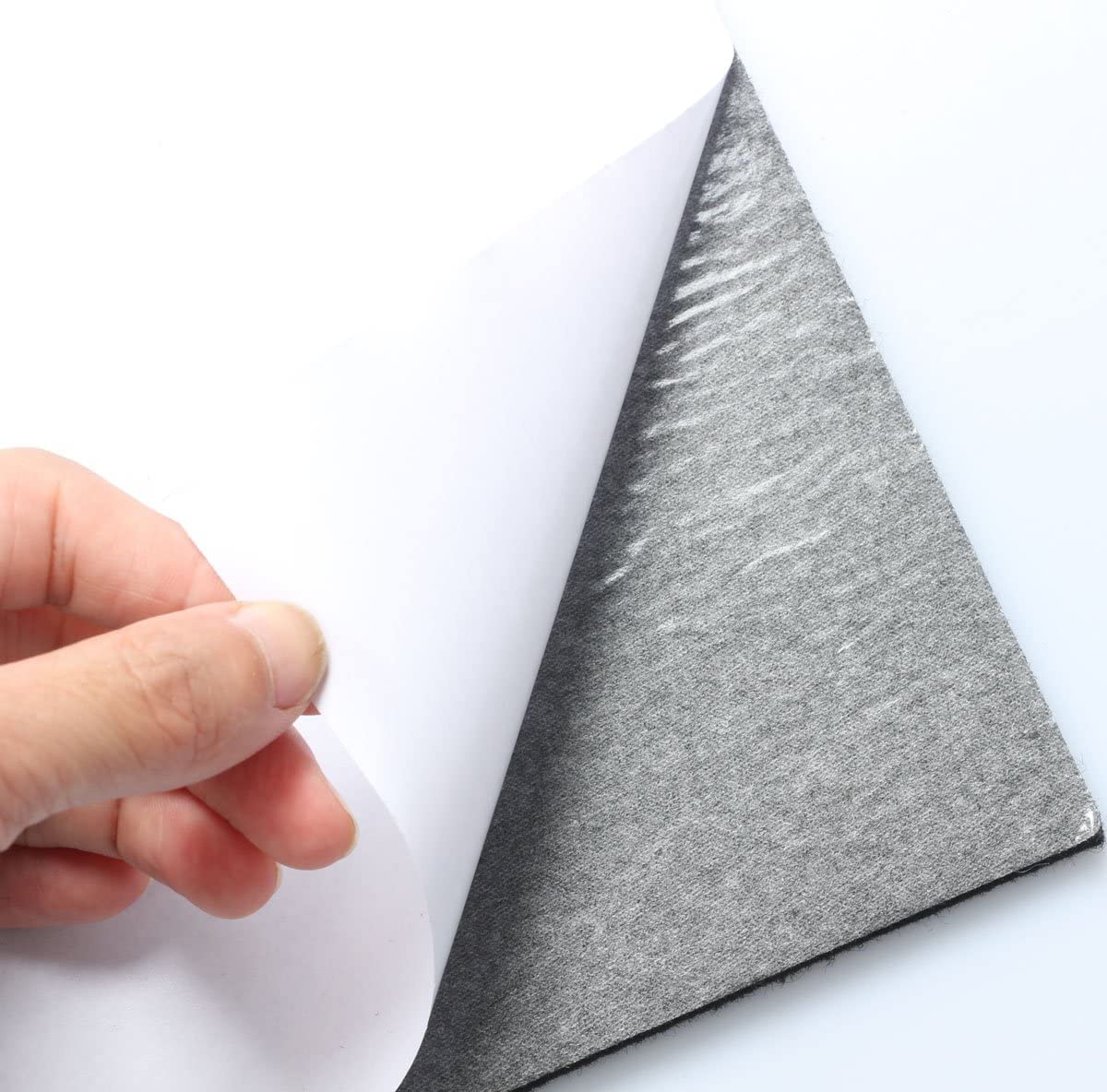 Filzstoff 1–100 Stück Eva-Schaum, Selbstklebende Möbel-Filzunterlage, schneidbare Filzgleiter, Kratzfest, Hartholzbodenschutz for Tisch, Stuhlbeine (Color : Black, Size : 50 PCS_3MM)