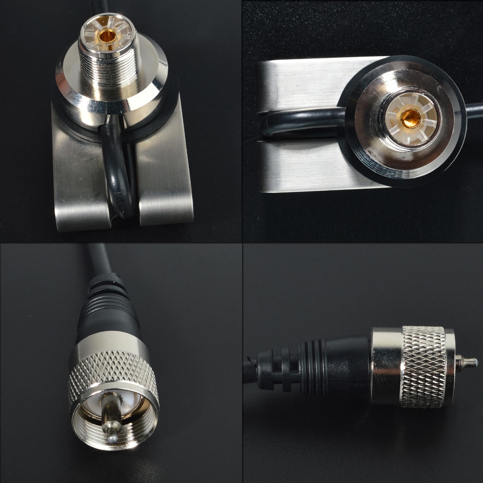 SO239 Adattatore Base Magnetica Per Montaggio PL259 PL-259 - Foto 11