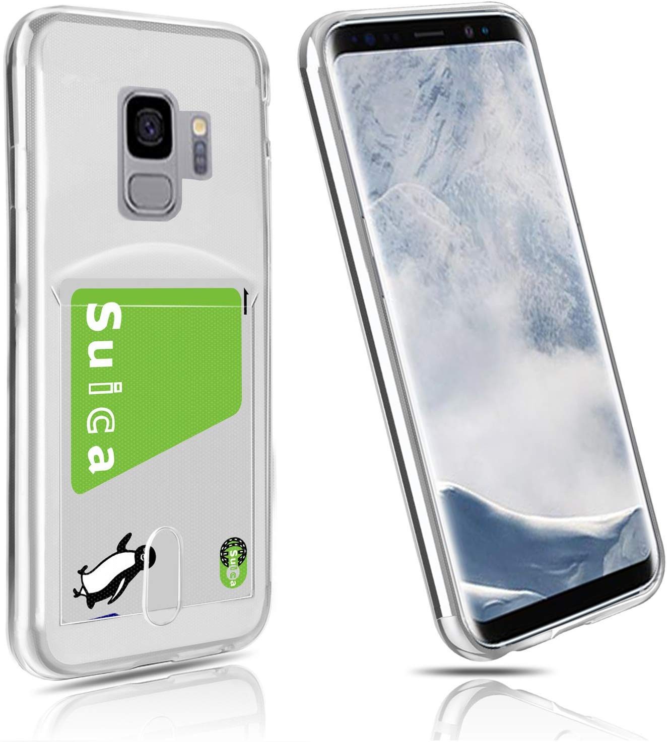 Amazon.co.jp: Samsung Galaxy S9 SC-02K SCV38 ケース クリア カード