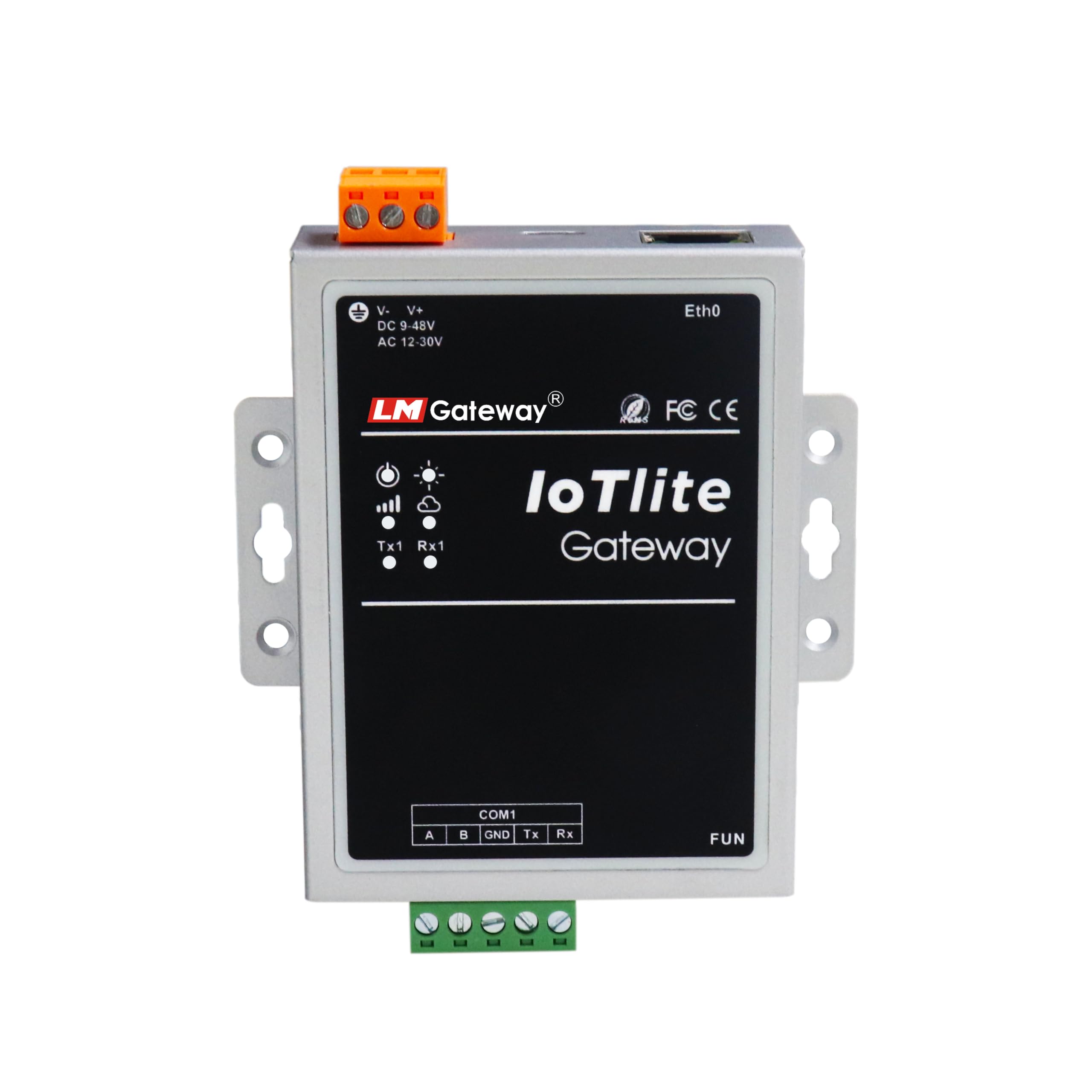 LM Gateway 101 IoTLite WiFi - Edge Computing Modbus RTU to TCP Gateway, RS232/485 Port for Ethernet or WiFi Connection, Support for Modbus, BACnet, OPC UA, IEC 104, MQTT Protocols
