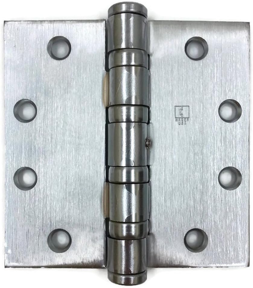 Hager Full Mortise Steel Hinge BB1168 NRP 4.5 x 4.5 US26D/652 (Satin