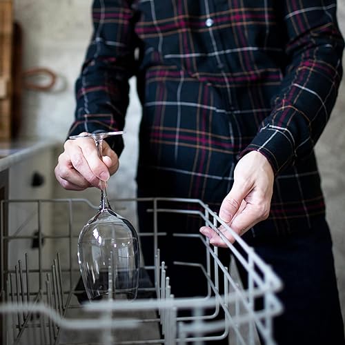 Miniatura 4 de Libbey Signature Kentfield Copas de vino, 20 onzas, juego de 4, fabricadas en Estados Unidos, aptas para lavavajillas, cristalería clásica de tallo