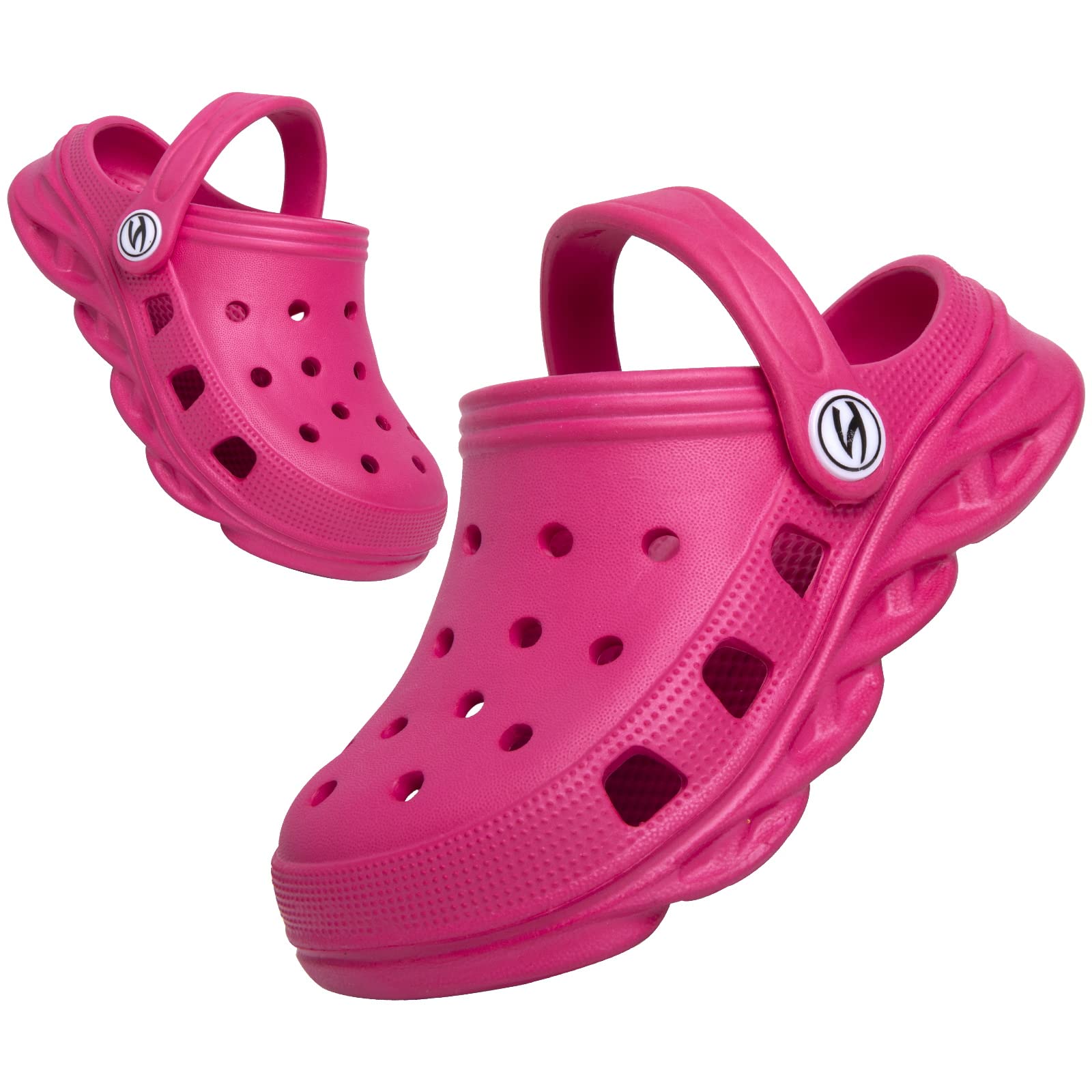 Knemksplanet Little Kids Clogs Classic Home Garden Clogs Toddler Slip on Water Shoes Indoor Outdoor Pool Beach Sandals Slippers for Boys Girls