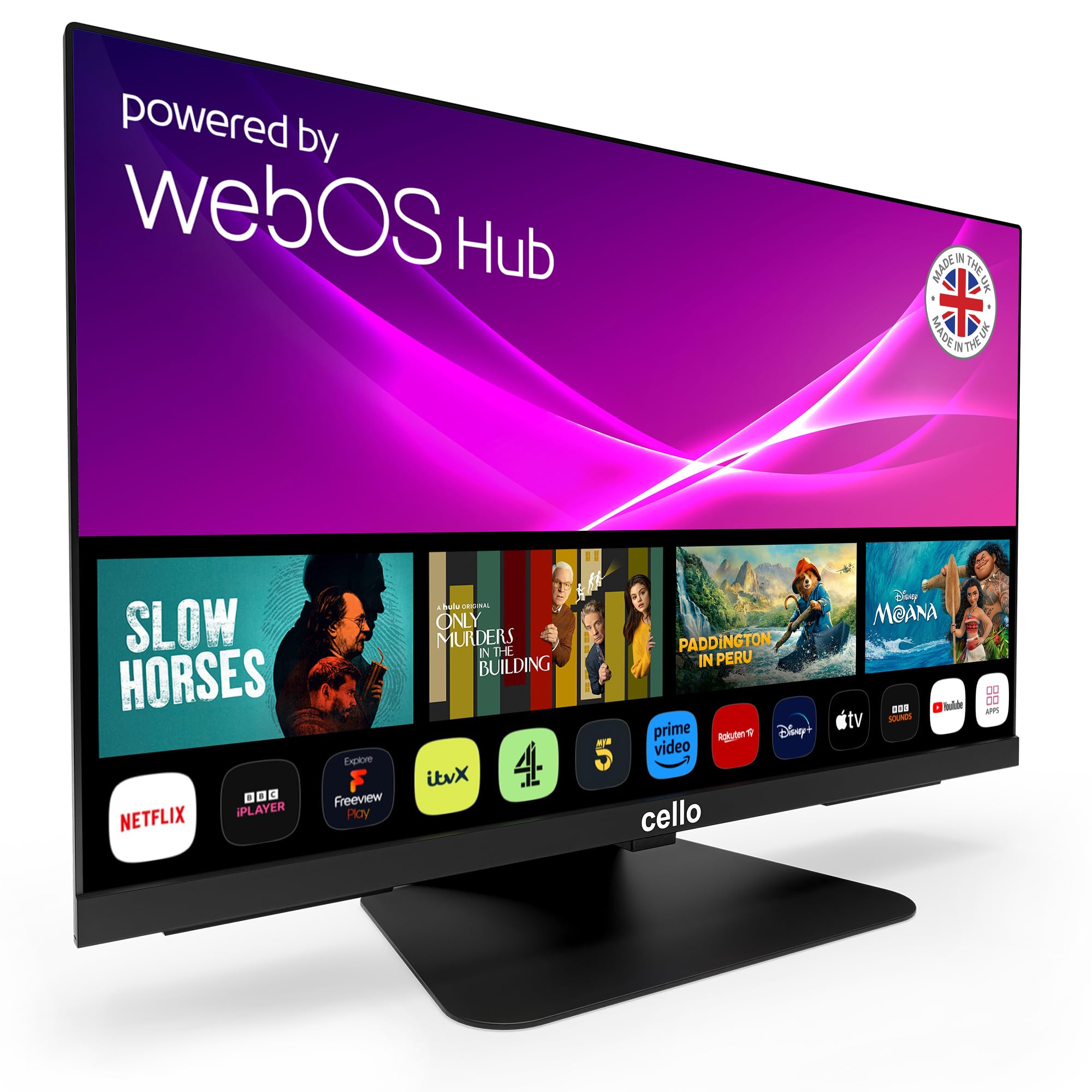 Cello C2425WSF Smart TV Full HD 24 Pollici - Sound e Streaming - Dettaglio
