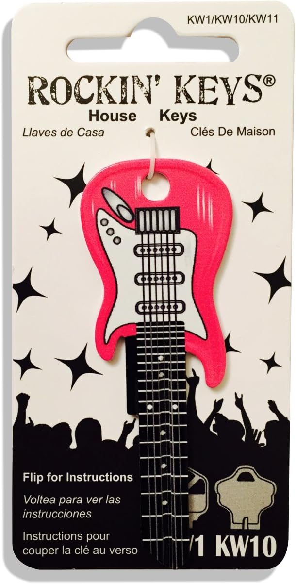 Acoustic Guitar Kwikset KW1 House Key By Rockin' Keys - Foto 11