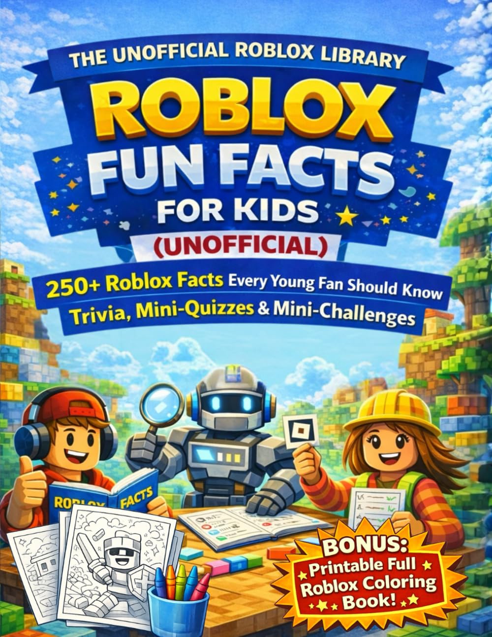 Best Kids' trivia Book - Roblox Fun Facts for kids Review