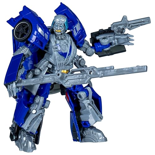 Transformers Studio Series Deluxe Class, action figure di Wheeljack (Que), ispirata al film