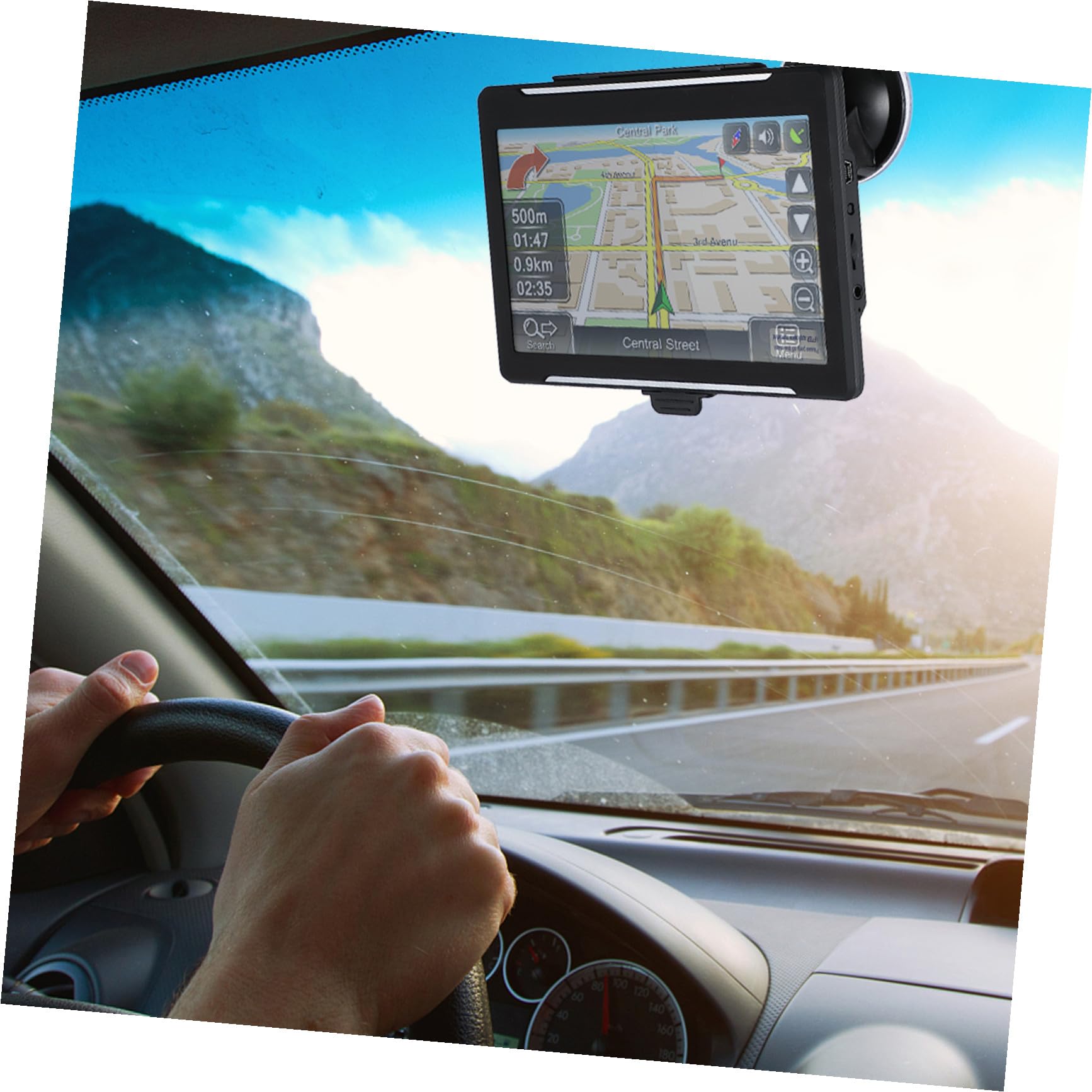 Navegador Táctil Pantalla de Pulgadas 7 Coche GPS para Camión