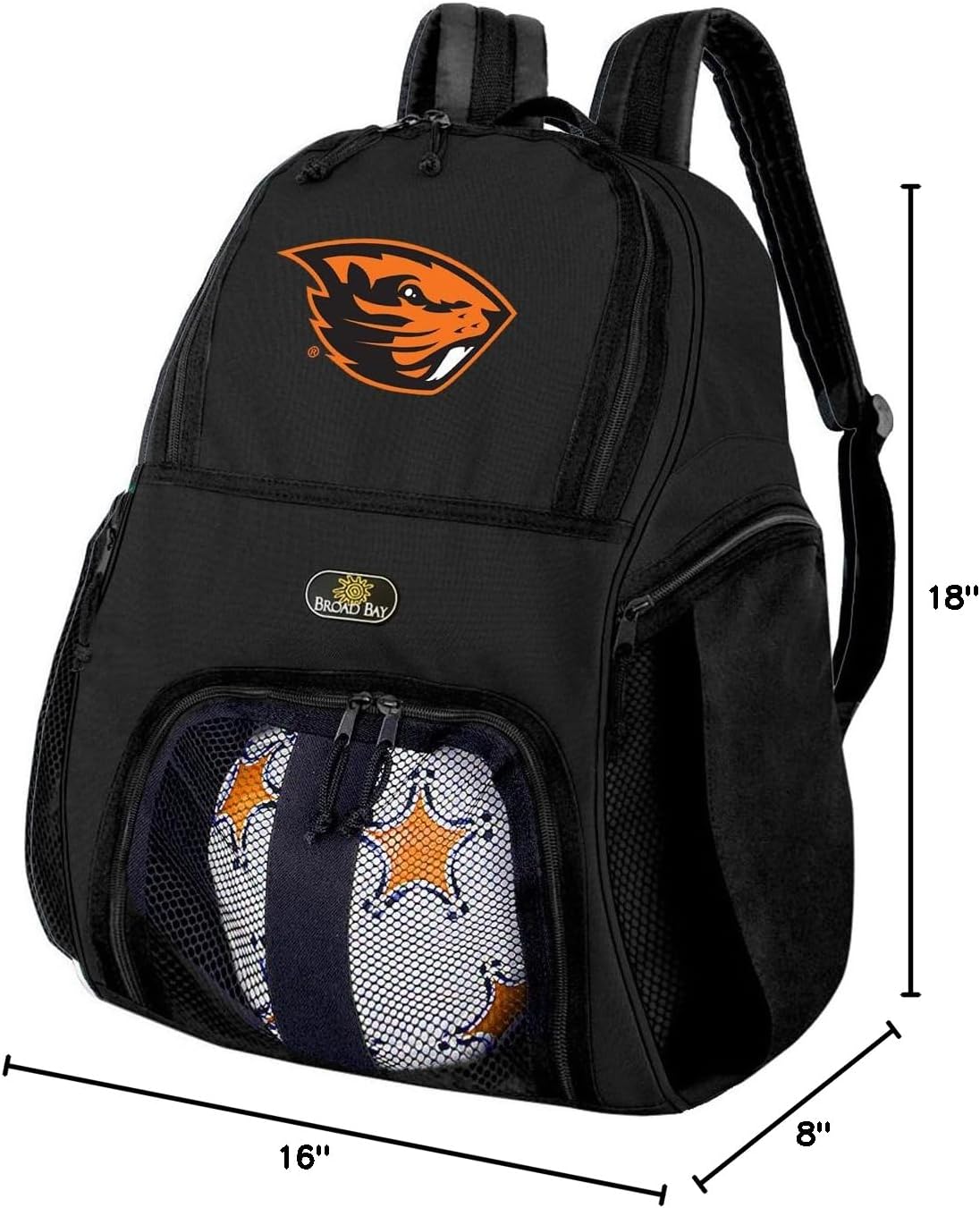 Broad Bay Oregon State University Soccer Backpack or OSU Beavers Volleyball Bag