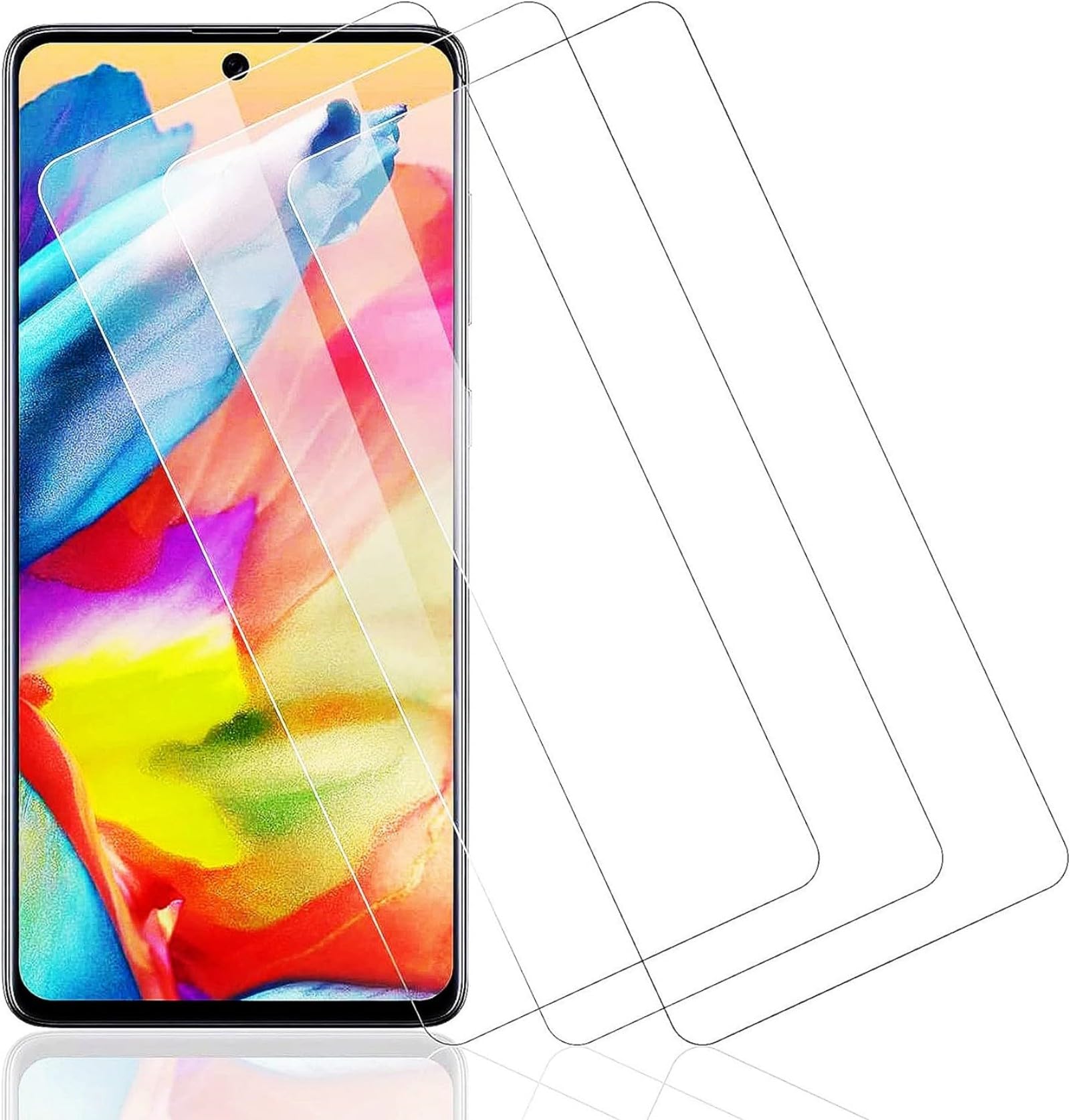 Screen Protector Compatible with VIVO V20SE/Y70, [3-Pack]Tempered Glass  Film [9H Hardness] for VIVO V20SE/Y70