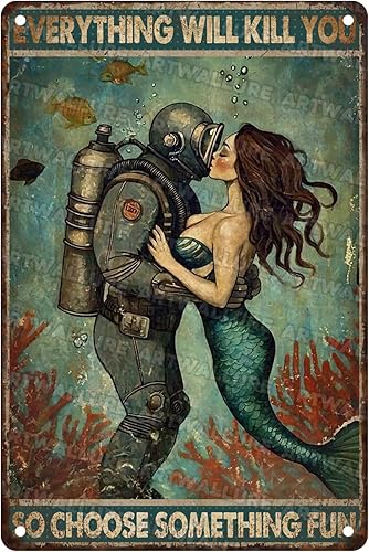 Miniatura 17 de Placa de Letrero de Decoración de Dragón de Lata 5 Letreros Soy Probablemente Un Dragón Letrero Rústico de Metal para Arte de Pared Decoración Retro