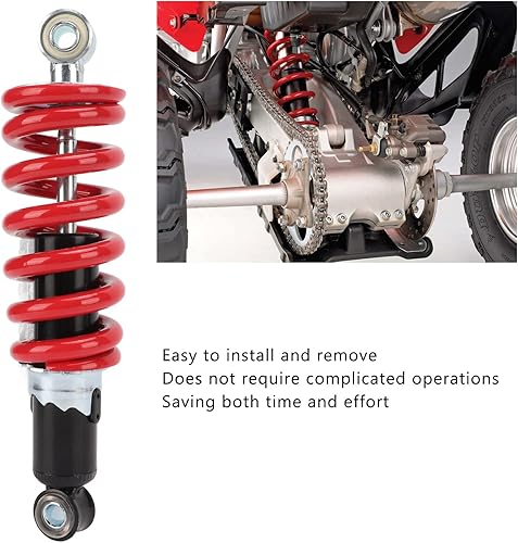 Miniatura 3 de Reemplazo de amortiguador delantero trasero para PIT QUAD DIRT BIKE ATV 9.055 in distancia de agujero, amortiguador delantero trasero motocicleta
