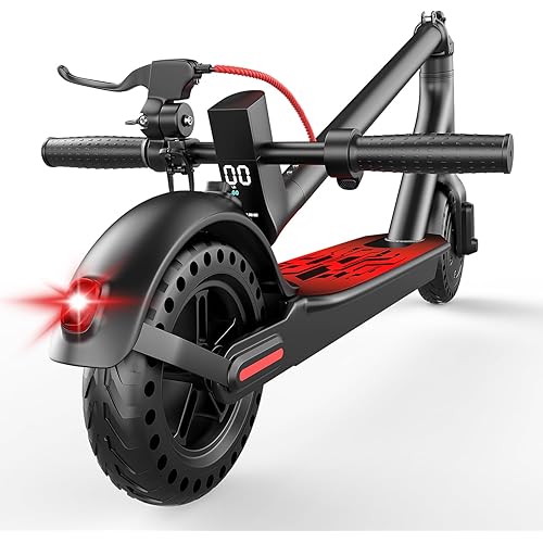 Electric Scooter for Adults, Peak 500W/650W Motor, 19/21 MPH Max Speed, 21/23 Miles Range, 36V Battery, 8.5" Solid Tires, App Control, Lightweight, Foldable Electric Scooter for Commuting, UL2272