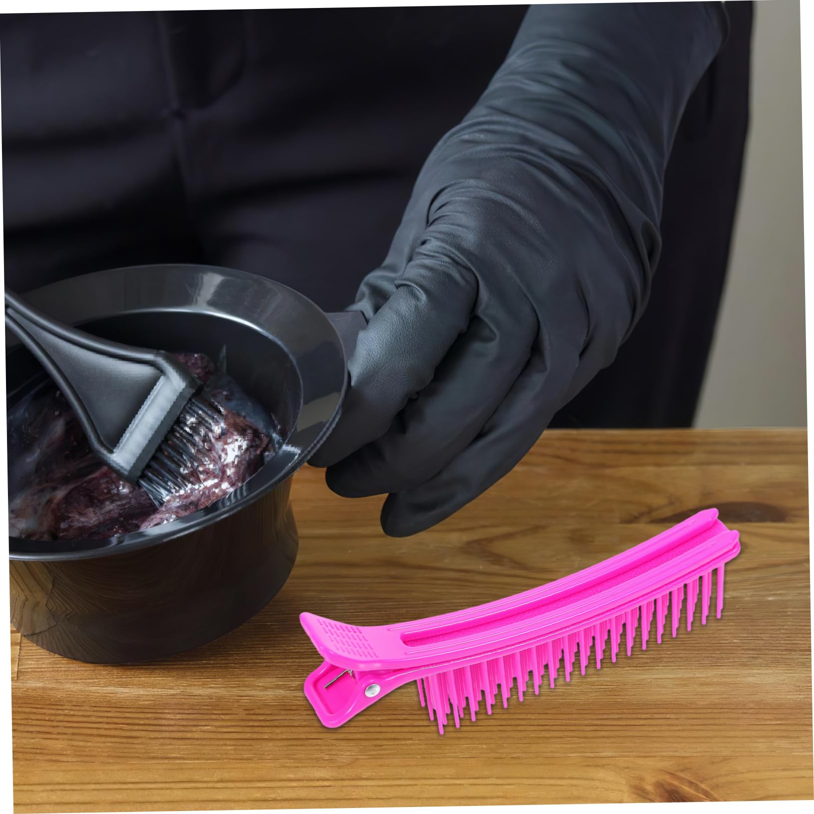 16 Pezzi Pinze per con Pettine Integrato Antiscivolo per Styling e Permanente Clip Sezionatrici Professionali per e Personale