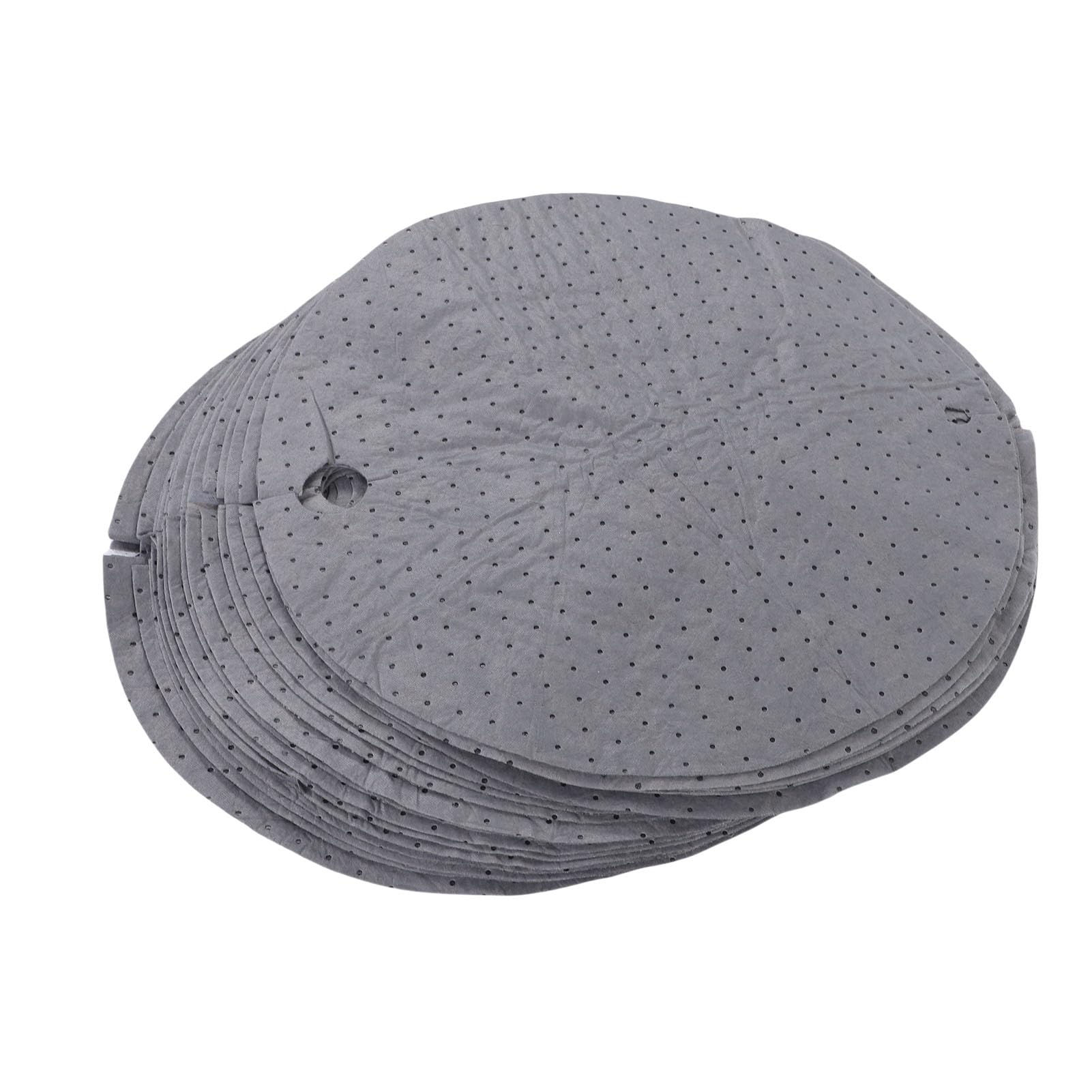 Fabater Tampons Absorbants D'huile à Absorption Rapide pour Fûts de 55 Gallons, Tapis Absorbant Supérieur de Tambour de 25 Pièces pour Ateliers, Garages