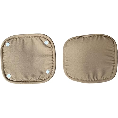 Chest Pads 2 Pack for Doona Stroller & Car Seat - Doona Stroller Accessories, Soft Skin-Friendly, Perfect Custom Fit Replacement for Newborn Baby (Khaki)