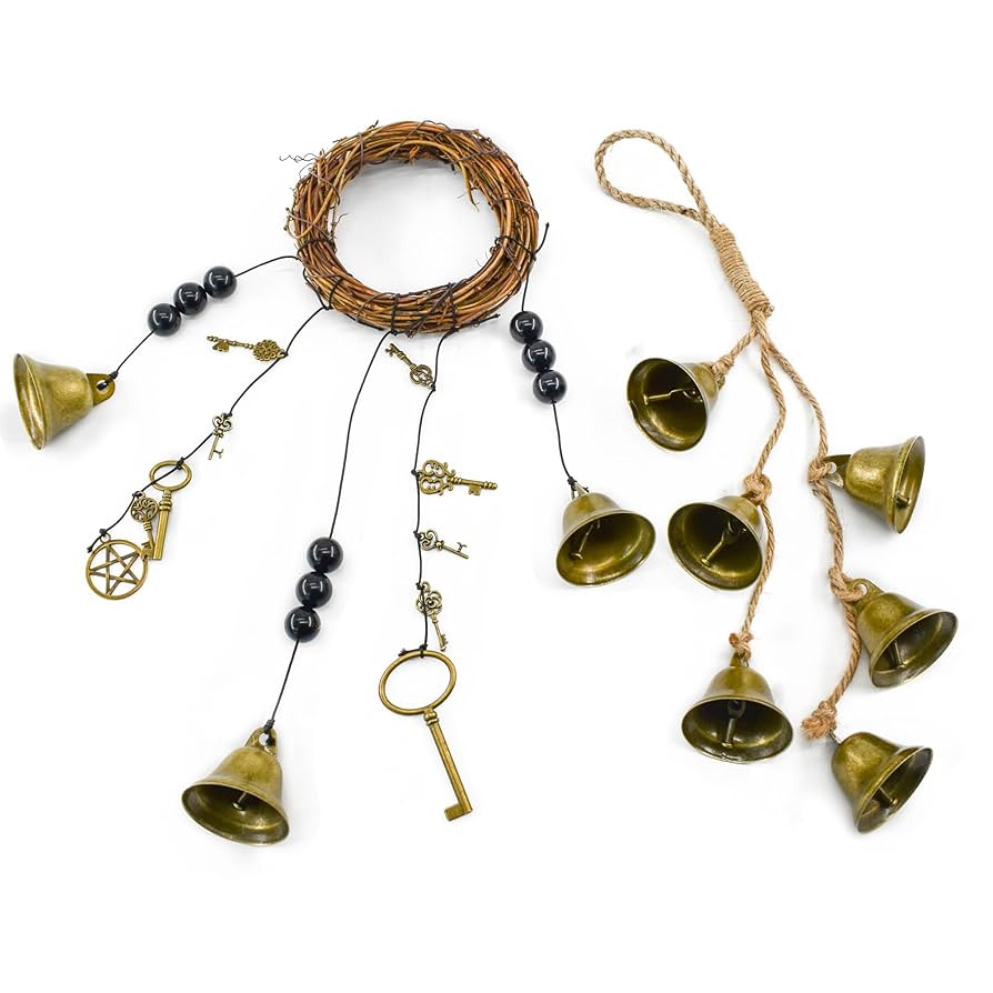 Amazon.co.jp: MrMrKura 魔女の風鈴 2個セット 風鈴