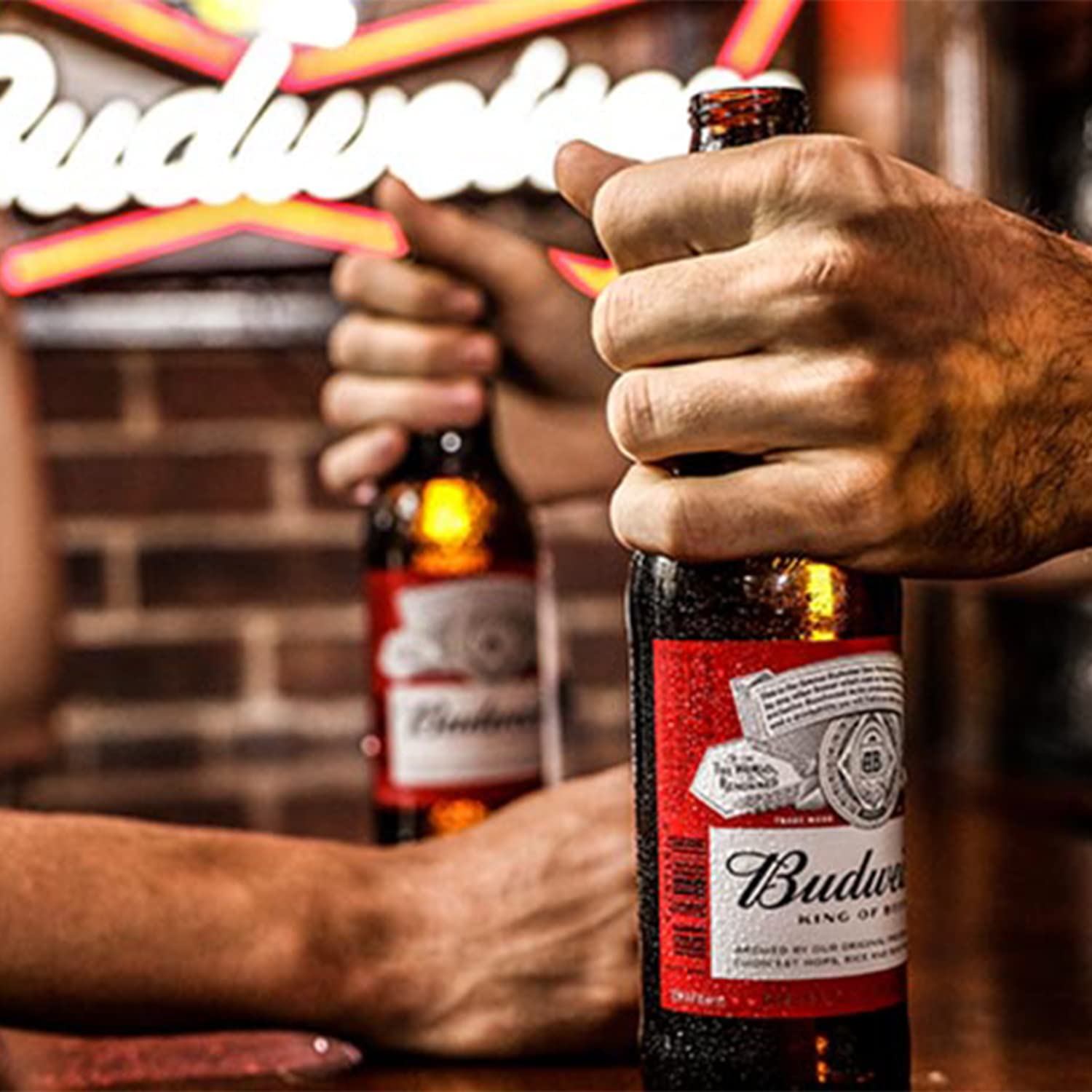 Budweiser American Style Beer Lager, Pack 24 Bottles x 25cl