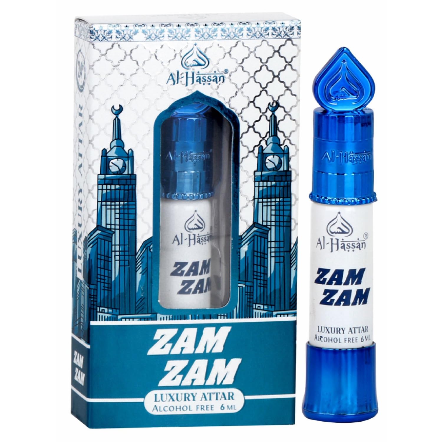 Al - Hassan Zam Zam Attar For Women - 6ml | Alcohol Free Attar | Long Lasting & Captivating Fragrance