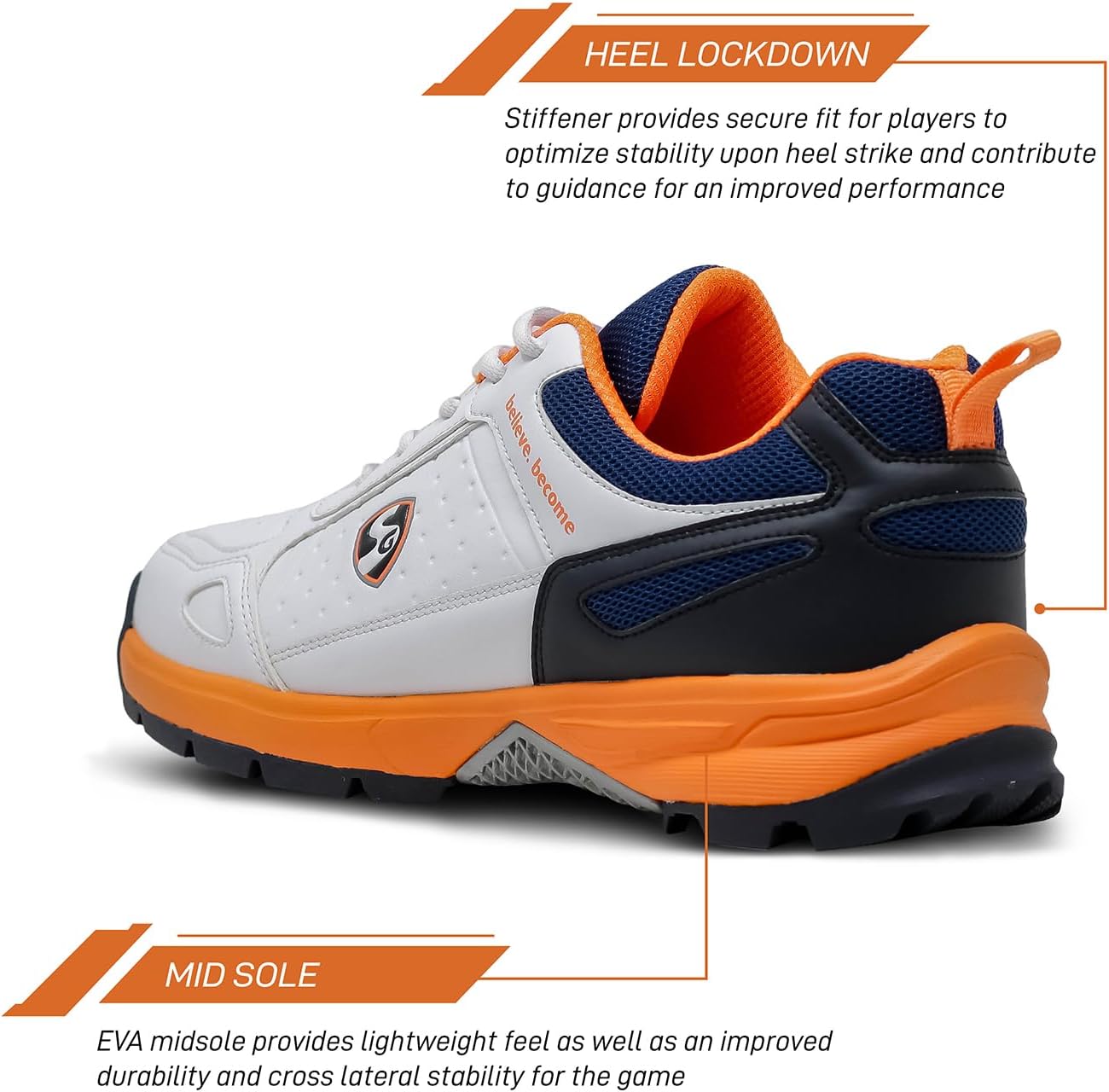 SG Club 6.0 Cricket Shoe: Step Up Your Game with High-Performance Sports Footwear
