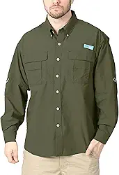 Camisas de pesca masculinas de manga comprida UV FPS 50+ camisas de proteção solar respiráveis de secagem rápida camisas de botão