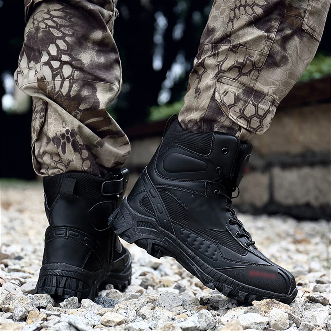 Wojskowe taktyczne męskie buty Rafale Special Force High Cut Army Desert Combat Sandy Color skórzane buty robocze