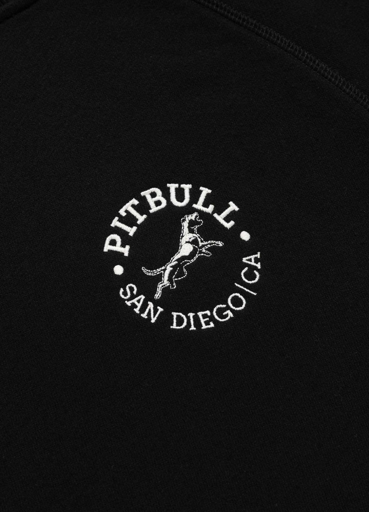 PITBULL - Bluza męska Crewneck SAN Diego CA, sweter męski, sportowy sweter z logo, regularny krój, bluza z długim rękawem
