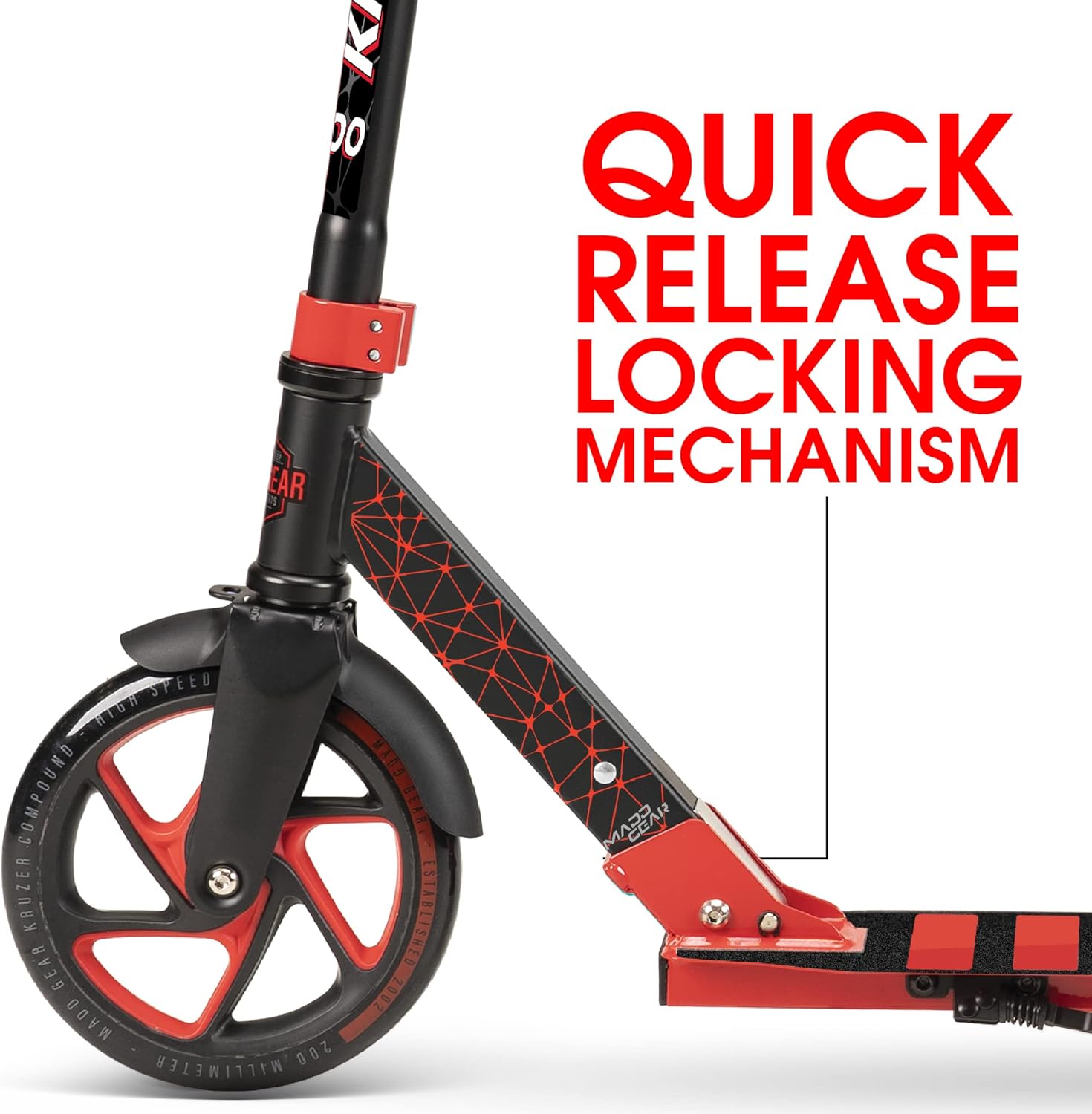 Buy Madd Gear Kruzer 200 Complete Commuter Scooter Huge 200mm Smooth