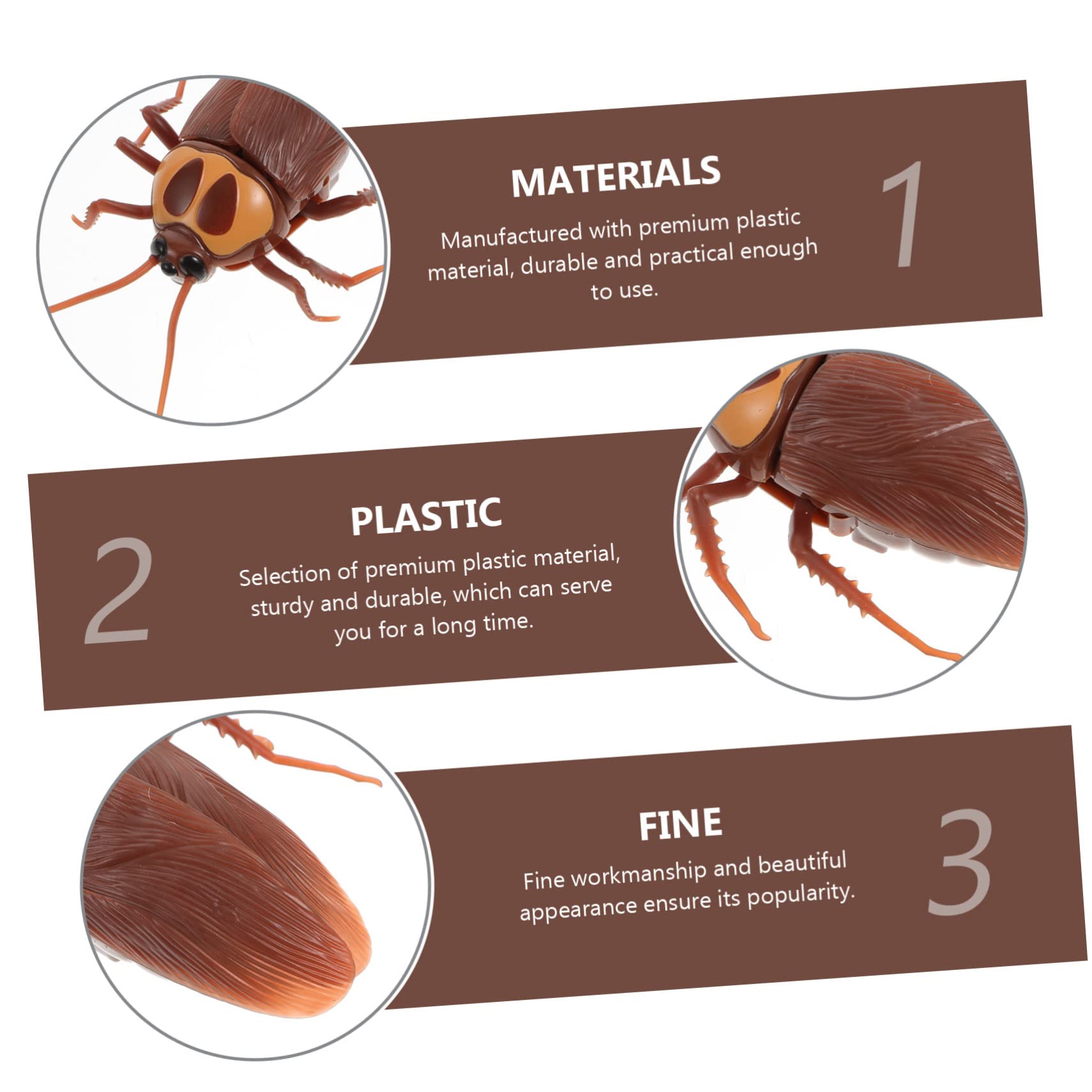 1Juego Juguete de Cucaracha Teledirigido con Bromas de Halloween Juguete Asustadizo Simulación Usar