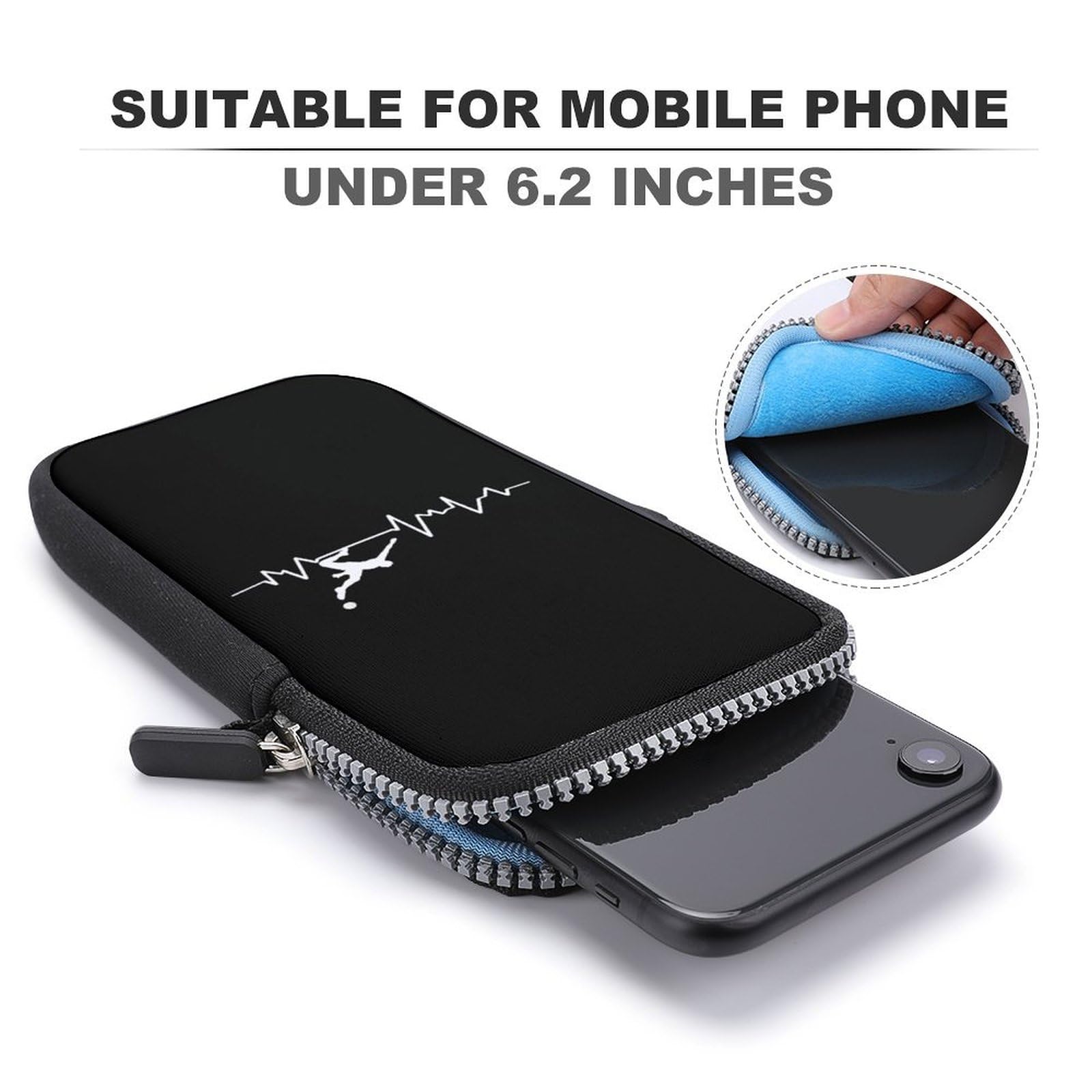 Llavero Personalizado Con Tema De Fútbol - Multicolor, De Plástico Y Vidrio, Para Bolso O Teléfono