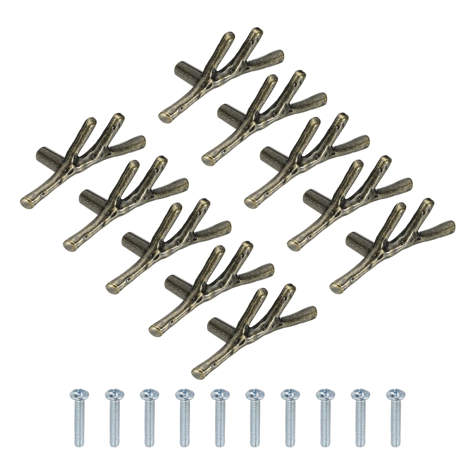 Bouton de meuble en brindille de bronze pour rénover une cuisine style maison de campagne